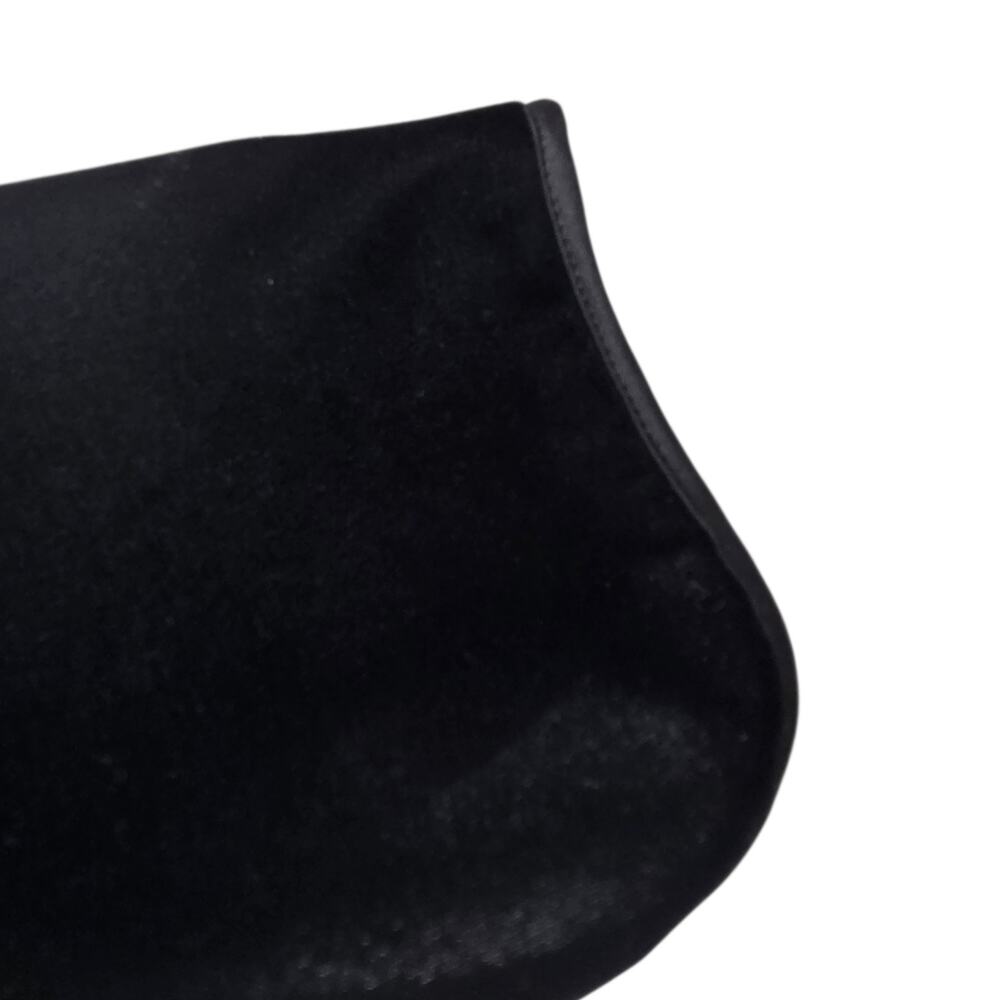 Soft Surroundings Tai Velvet Black Tunic SZ M Mandarin Collar Zen Minimalist Art - Picture 11 of 16